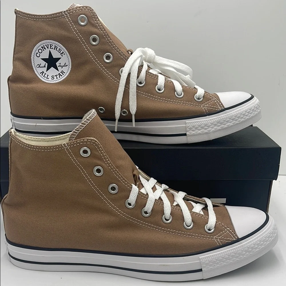 Converse Men’s All Star High Top Sneakers Chuck Taylor All Star High 'Hot Tea' - Picture 1 of 16